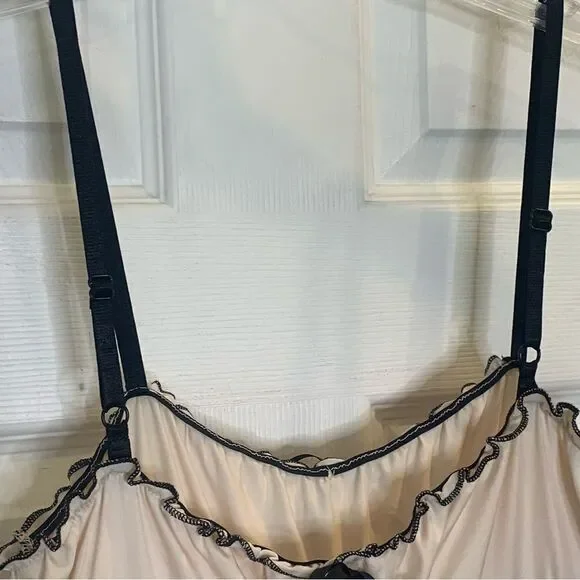 Chloefairy Summer Ruched Mini Dress Ruffle Tunnel Spaghetti Straps Size Medium - Picture 6 of 11